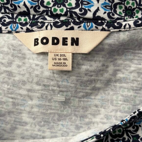 NEW Boden Plus Size 16 18 Long 16L 18L Florrie Jersey Sheath Dress Floral Print - Picture 4 of 6